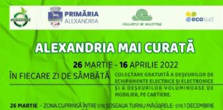 Campanie de colectare a deșeurilor electrice și electrocasnice dar și a deșeurilor voluminoase de mobilier în perioada 26 martie – 16 aprilie