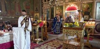Slujbă arhierească în parohia Buna Vestire din Lunca, prilejuită de sărbătorirea hramului bisericii