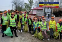Acțiune de ecologizare la Lunca, Segarcea Vale și Ciuperceni, în cadrul campaniei “Teleorman, județ curat”
