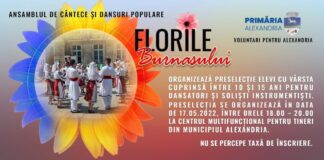 Preselecție pentru ansamblul de cântece și dansuri populare ”Florile Burnasului”