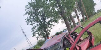 A intrat cu mașina într-un stâlp, la Botoroaga; o persoană a ajuns la spital