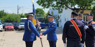 Locotenent-colonelul Mihai Ionel a fost învestit în funcția de inspector șef al Inspectoratului de Jandarmi Județean Teleorman