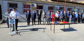 GALERIE FOTO/ Ziua Pompierilor, sărbătorită în județ cu avansări în grad, prezentare de tehnică și exerciții demonstrative