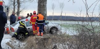 O victimă în urma unui accident pe DJ504 la intrare în Lăceni