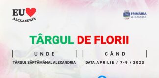 Alexandria – “Târg de Florii” în perioada 07 – 09 aprilie; Copiii și tinerii între 5 și 18 ani sunt așteptați la concursul „Alexandria Green & Clean”
