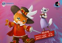 Seria spectacolelor de teatru de păpuși organizate de Primăria Alexandria continuă cu povestea “Motanul încălțat”