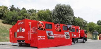 Centrul Mobil de Instruire a Populației pentru Răspuns la Situații de Urgență și a Caravanei SMURD „Fii pregătit!”, de deplasează în mai multe localități din județ