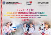 Centrul Multifuncțional pentru Tineri găzduiește evenimentul “Drăgaica și Ia în tradiția urbană și rurală din Teleorman”