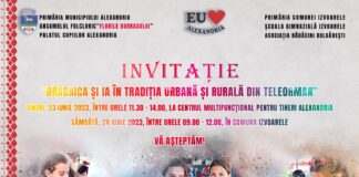 Centrul Multifuncțional pentru Tineri găzduiește evenimentul “Drăgaica și Ia în tradiția urbană și rurală din Teleorman”
