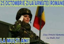 25 OCTOMBRIE – ZIUA ARMATEI ROMÂNIEI
