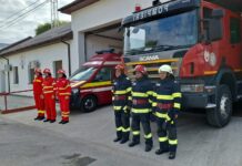 O ambulanță SMURD funcționează de miercuri la Detașamentul de Pompieri din Slobozia Mândra
