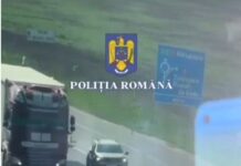 Vitezoman depistat pe contrasens într-o curbă deosebit de periculoasă, de radarul din elicopter