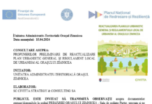 PRIMARIA ZIMNICEA: Consultare asupra propunerilor preliminare de reactualizare a PUG si Regulament Local de Urbanism