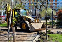 Alexandria/ Se reabilitează Parcul de la Primărie