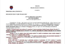 Primăria orașului Zimnicea anunță scoaterea la licitație a două bunuri imobile