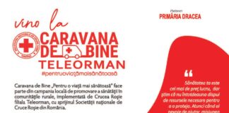 Caravana de Bine a Crucii Roșii Teleorman ajunge la Dracea