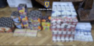Percheziții la Măldăeni/ Peste 100 kg de articole pirotehnice, ridicate de polițiști