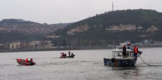 Exercițiu ISU Teleorman cu forte sporite în zona portului din Turnu Măgurele