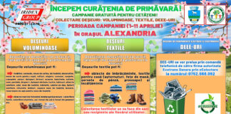 Începe CURĂȚENIA DE PAȘTE în Alexandria!