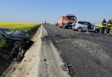 Accident grav pe DN52 între Alexandria și Furculești: un bărbat și-a pierdut viața, iar alte trei persoane au fost rănite