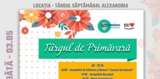 1 Mai și Ziua Tineretului, sărbătorite la Alexandria/ ”Târgul de Primăvară”, în perioada 1-3 mai
