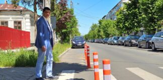 Stâlpișori de protecție la trecerile de pietoni, în intersecții și stațiile de autobuz cu alveolă din Alexandria