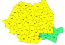 Alertă meteo de vreme rea, în cea mai mare parte din țară: Vânt, viscol, lapoviță și ninsoare, începând de sâmbătă noapte