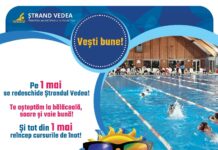 Ștrandul Vedea din Alexandria își redeschide porțile pe 1 mai!