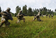 Exercițiu militar cu rezerviști din județele Teleorman, Olt și Giurgiu