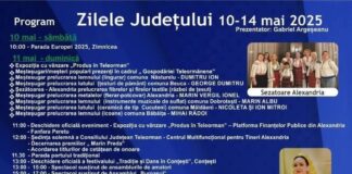 Consiliul Județean marchează 584 de ani de la prima atestare documentară a județului/ Programul complet al activităților