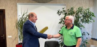 Se reiau lucrările la Școala Gimnazială ”Ștefan cel Mare” din Alexandria/ Primarul Victor Drăgușin a semnat contractul de execuție a lucrărilor