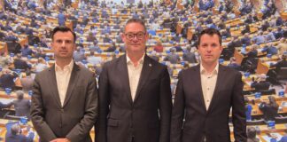 Deputatul Mădălin Borș, vizită oficială la Parlamentul European, alături de delegația PSD Teleorman