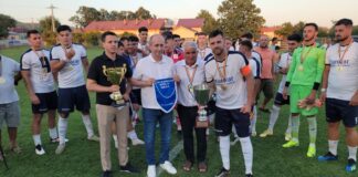 Adrian Gâdea felicită câștigătorii și organizatorii Cupei Teleorman la fotbal