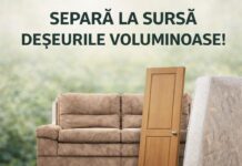 Campanie de colectare a deșeurilor voluminoase în județul Teleorman, în perioada 23 martie – 8 aprilie 2026