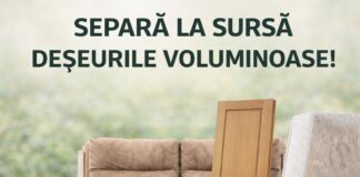 Campanie de colectare a deșeurilor voluminoase în județul Teleorman, în perioada 23 martie – 8 aprilie 2026