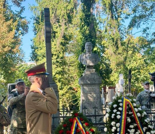 Adrian Gâdea, omagiu generalului David Praporgescu, la 110 ani de la moartea sa eroică